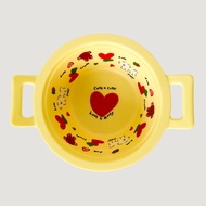 Bagel Korea cote a minyong Double Ear Bowl 10th Anniversary Illustration Tableware Dog Bowl/Large [E