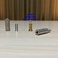 Mini SOCKET SOCKET SOCKET 3.5MM 3.5MM STEREO Iron SILVER COVER HECT