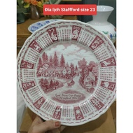 England calendar plate and French ceramic plate ️ ️ ️