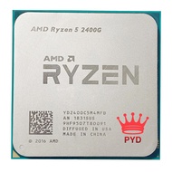 AMD Ryzen 5 2400G R5 2400G 3.6 GHz Quad-Core Quad-Thread 65W CPU Processor YD2400C5M4MFB Socket AM4 gubeng