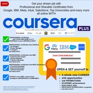 Coursera Plus account | Professional Sharable Certificate included | Online Access 5000+ University 