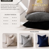 Cushion Cover Aesthetic Corduroy Sofa Cushion Cover 35x35 40x40 45x45 50x50 60x60 Homey Textile Cush