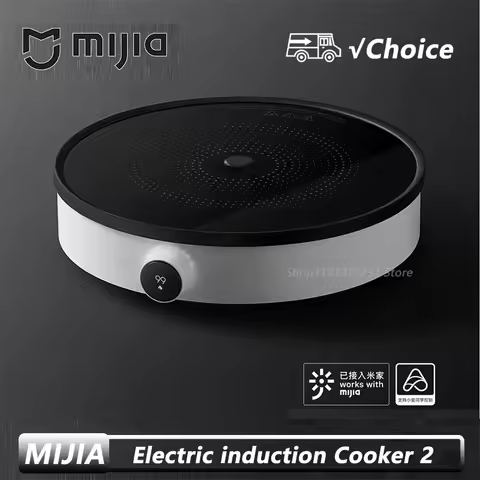 Mijia Electric Induction Cooker 2 Adjustable Heat 99Levels Flames Multifunctional OLED Screen Work w