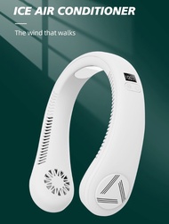 พัดลมคล้องคอ แบบ 2 IN 1 รุ่น BNF3 พร้อมแผ่นแอร์ด้านหลัง เย็นจนหนาว แบตรี่ขนาด 4000 mAh พร้อมส่งใน