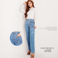 Gogo Boyfriend Pocket Pants BF One Pocket JD Pants