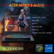 Laptop Gaming Acer Nitro 5 New Core I5 11400H Ram 8Gb Ssd Nvme 512 Gb