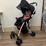 [保存很好] Aprica 英國國旗 輕便嬰兒車 (單手可輕鬆收）