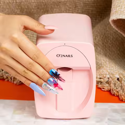 O2NAILS Smart 3D Professional Nail Printer Mobile App Nail Art Machine Salon Home DIY
