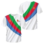 New Eritrean Flag Graphic 3D Printed T-shirt Eritrean National Emblem Men's Tops  National Day Gifts