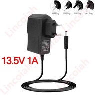 DC 3 0 13.5V 1A Adapter Power Ply Charger 5.5Mm*2.1-2.5Mm AC 100-240V 13.5 V Volt VDC 5.5Mm*2.1-2.5M