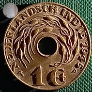 Uang Kuno 1 Cent Nederlandsch Indie 1945 P