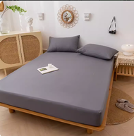 LINSY HOME ผ้าปูที่นอน 3ฟุต 3.5ฟุต 5ฟุต 6ฟุต ชุดผ้าปูที่นอน(ผ้าปูที่นอน1ผืน ปลอกหมอน2ใบ) ผ้าปูเตีย