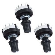 3X 3P4T 3 Pole 4 Position Single Band Rotary Switch W Knob .Velo xAuto