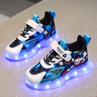 [Hot-Selling] Charging Light Shoes Boys Girls Sports Shoes Children Light-Up Shoes Light-Up Shoes Sp