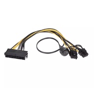 ATX Power 24Pin Pair 6+2 Pin 8 On Off Switch Cable 6Pin 8Pin Male 24 Female Wire