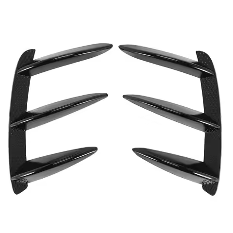 BB-Rear Bumper Spoiler Side Air Outlet Wing Canard Fin For Mercedes Benz A-Class W176 A200 A260 A250