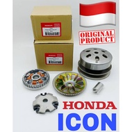 Pulley Set Honda ICON Front Rear Indonesia Original Pully Fan Cover Bush Roller Spare Part ICON Moto