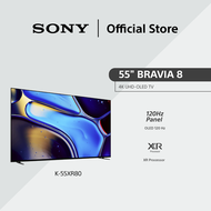Sony 55" BRAVIA 8 | XR Processor | OLED | 4K Ultra HD | 120Hz | Smart TV (Google TV) | 55XR80