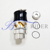 ALUMINUM BLOW OFF VALVE BOV 20 PSI BLACK 38MM VEE PORT TURBO CHARGER/INTERCOOLER