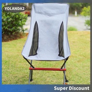 [yolanda2.sg] Portable Foldable Camping Chair Lightweight Fishing Chairs for Picnic Beach BBQ