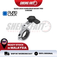 Quad Lock Handlebar Mount Pro Chrome Motorcycle Phone Holder 100% Original Authorised Dealer Bike Ph