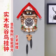 Japan Rhythm(RHYTHM) Gugu Clock Living Room Home Cuckoo Time Reporting Creative Imported Pendulum Wo