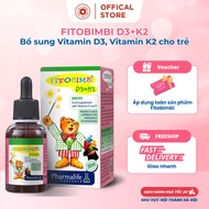 Fitobimbi D3+K2.Supplement Vitamin D3K2 Helps Strong Bones and Teeth, Reduces Rickets