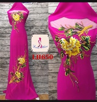 Vải áo dài tằm ý kết phale cao cấp LH650