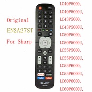 Sharp EN2A27ST   SMART TV Remote Control Netflix, VUDU,   YouTube LC40P5000, LC40P5000U, LC43P5000, 