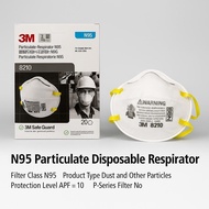 20pcs  3M 8210 N95 Dust Mask SIRIM  & NIOSH Certified Protective Face Mask For Safety Construction H