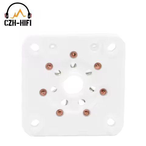 1PC 7PIN TUBE SOCKET B7A Ceramic VALVE BASE for 813 FU-13 4B27 5-125B 8001 Vintage Audio Amplifier D