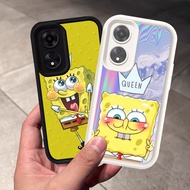 Case for OPPO A17K A17 A78 A98 5G Silicone Case H-82 SpongeBob