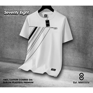 Seventy Eight Cool Adult Men's T-Shirt Bandung Combed 24s Casual Comfortable Standard White Short