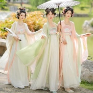 Chinese Style Hanfu Skirt Suit Original Full Set Hanfu Female Breast-length Elegant Traditional Costume