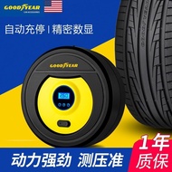 Goodyear Single Cylinder Air Pump Tire Tire Pressure Monitoring Latest Car Air Pump Dual-Purpose Air Pump