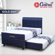 Springbed Central Sorong 2in1 Gold Napolly BONUS 2 BANTAL