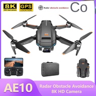 AE10/AE3/S138 Drone 8K Dual Camera Three-axis EIS Anti Shaking Pan Tilt GPS Obstacle Avoidance Folding Quadcopter RC Helicopter