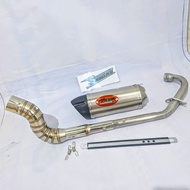 SUPRA Exhaust AHM M3/Exzos AHM M3, PNP Y15ZR/Y15/LC135 V1-V8/RS150/RSX150/FZ150/FZ150/FZ150i/RAIDER 