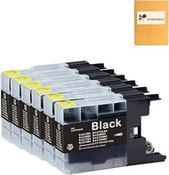 F FINDERS&CO LC75BK LC75 Black Ink Cartridges Replacement for Brother LC-75 LC71 LC79 XL Ink Work fo