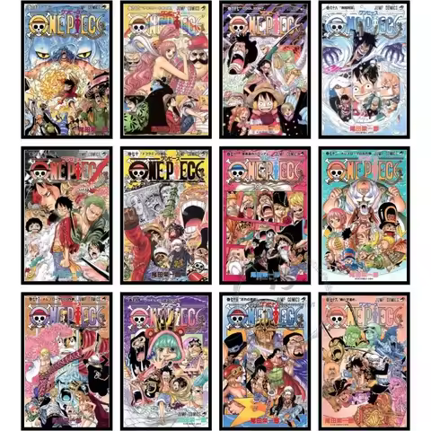 O-One P-Piece Comic Cover Collection Series 3 Anime Poster, High-end Decorative Mural, Exquisite Hom