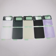 Back Glass Battery Housing Cover For Samsung Galaxy Z Flip 3 Flip3 5G SM-F711B F711N F711U Rear Door