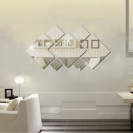 DIY acrylic diamond mirror home decoration wall stickers art wall stickers mural decals Mirror stickers
