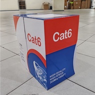 D-Tech 305M Cat6 CCA Indoor UTP Cable Grey 23AWG