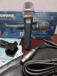 SHURE舒爾BETA 57A樂隊彈唱吉他樂器拾音專用有線動圈麥克風