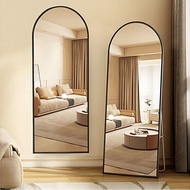 【180*80CM】MOK Mirror With Stand Floor-To-Ceiling Wall Mounting Mirror Full Body Metal Border Full Bo