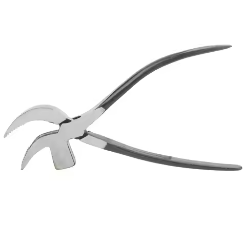 Stainless Steel Leather Craft Tool Pincers Design Metal Hammer Shoemaking Pliers Silver Cobbler Plie