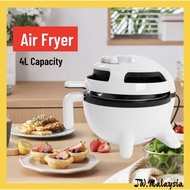 Air Fryer 4L Oil Free Single Pod Non Stick Timer Kitchen Healthy Pink 空氣炸鍋 4 litre penggoreng udara