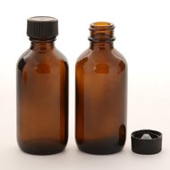 Amber Glass Syrup Bottle 琥珀色玻璃瓶 Botol kaca ambar with Insert/ Stopper (Taiwan) 30ml x 10btl