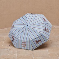 藍色條紋臘腸狗可愛晴雨傘全自動手動遮陽傘