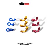 Saumotor Bent Banjo brake hose bolt Banjo L Banjo Bolt CNC Caliper